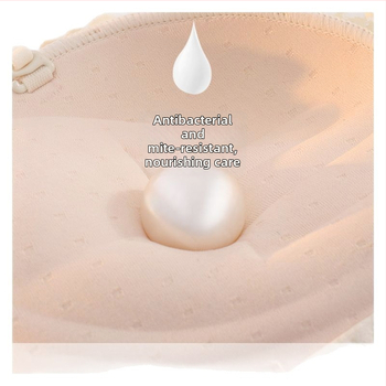 Be vielos liemenėlė iš nailono, su savilkimo funkcija, vidinis sluoksnis iš Spandex, nuimamos dvigubos pečiai, nugaroje užsegimas su keturiais užsegimo eilėmis, kaušelių forma: viršuje plonas, apačioje storas