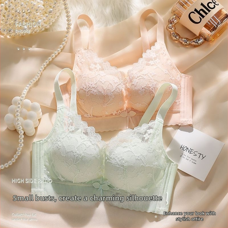 Moterų nėrinių liemenėlė, 3/4 taurė, viršutinė plona ir apatinė storesnė forma, fiksuoti dvigubi dirželiai, užsegimas su keturiais užsegimais