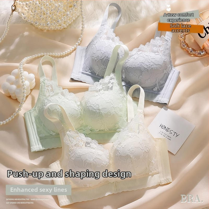 Moterų nėrinių liemenėlė, 3/4 taurė, viršutinė plona ir apatinė storesnė forma, fiksuoti dvigubi dirželiai, užsegimas su keturiais užsegimais