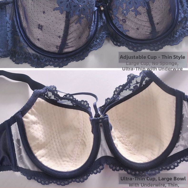 Push-Up liemenėlė su viela, kvėpuojanti, be įdėklo, 3/4 puodelio, šoninis palaikymas