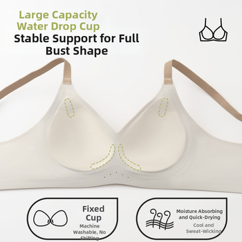 Be siūlių push-up liemenėlė, 3/4 puodeliai, plonos formuojamos kaušelių, belaidė, fiksuotos petnešos