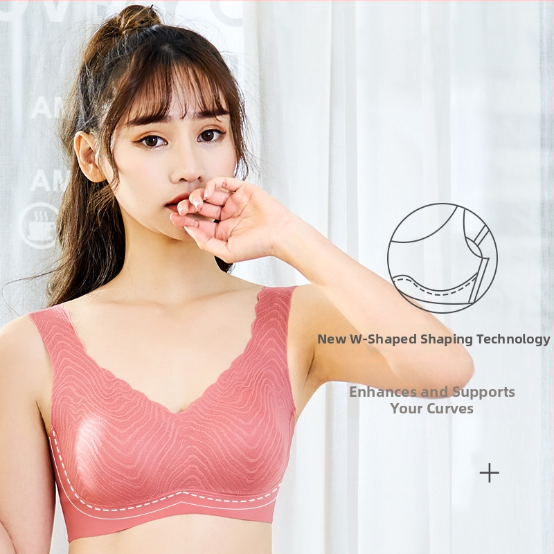 Bevielė, be siūlių naktinė liemenėlė su pilnu puodeliu, ploni formuoti puodeliai, viengubis dizainas