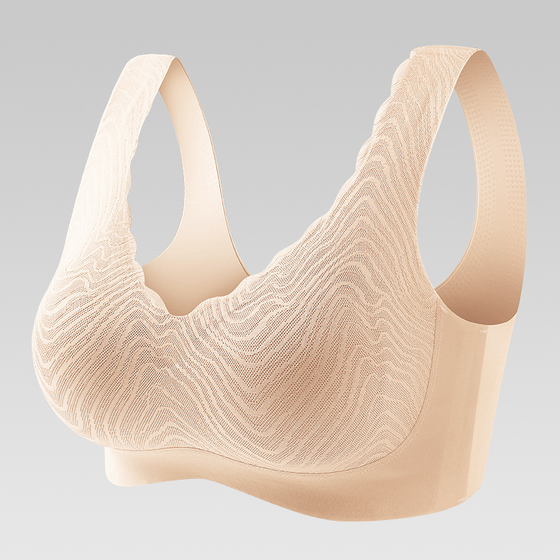 Bevielė, be siūlių naktinė liemenėlė su pilnu puodeliu, ploni formuoti puodeliai, viengubis dizainas