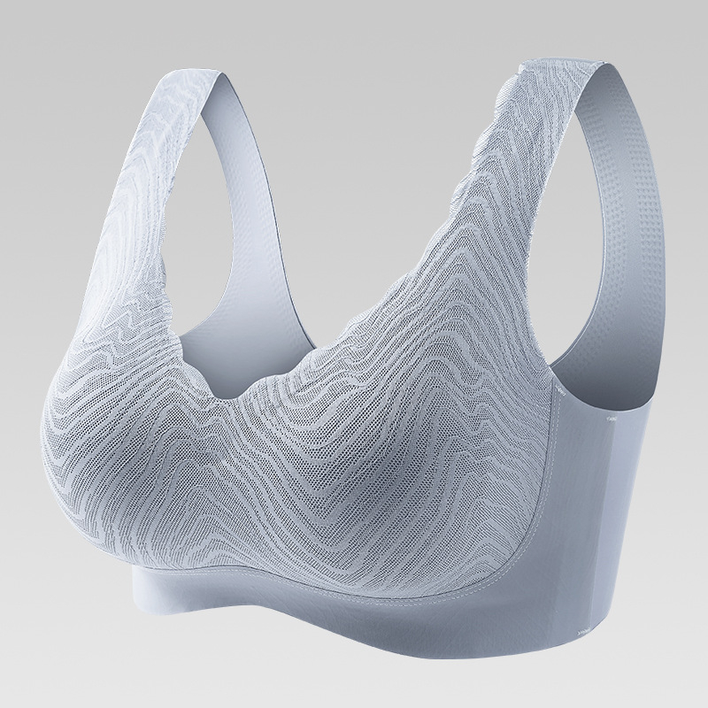 Bevielė, be siūlių naktinė liemenėlė su pilnu puodeliu, ploni formuoti puodeliai, viengubis dizainas