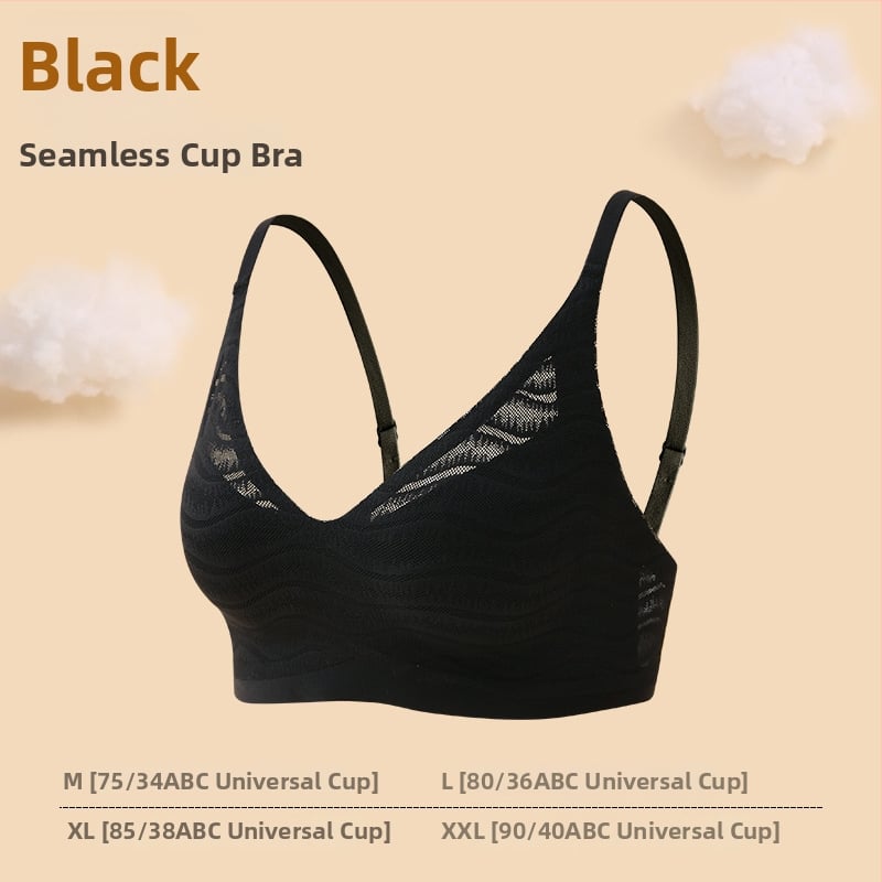 Bešveidinė push-up liemenėlė su pilnomis taurėmis, nailonas, plonos formuojančios taurės, fiksuotos petnešėlės, nugaros užsegimas su keturiais kabliukais