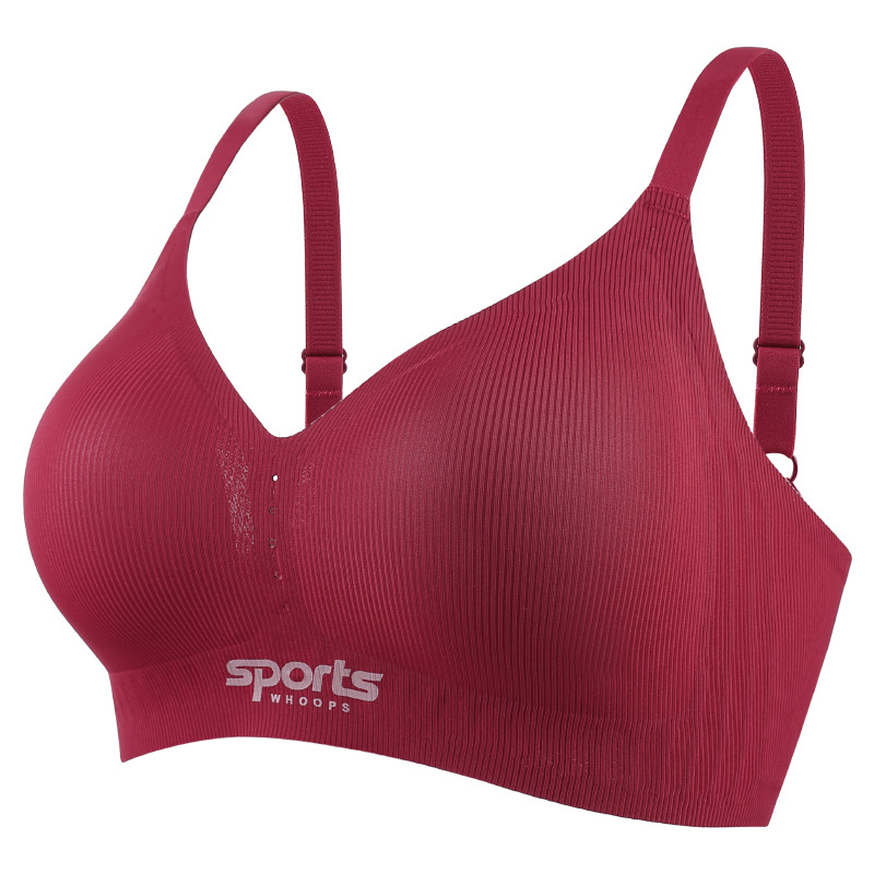 Sportinis liemenė be siūlių, švelni atrama, plonos formuotos kaušeliai, nailono audinys, fiksuotos dvigubos petnešos