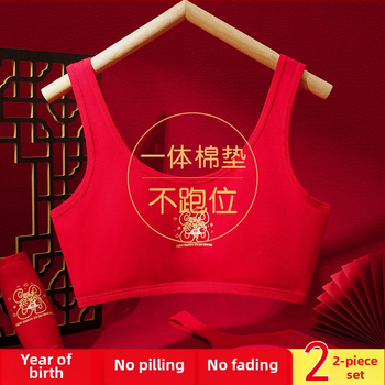 Mergaitėms vestos stiliaus apatiniai komplektas, medvilnė 95–100%, įdėklas viskozė 90–95%, pilnos kupros su putų įdėklu, kvėpuojantis ir patogus