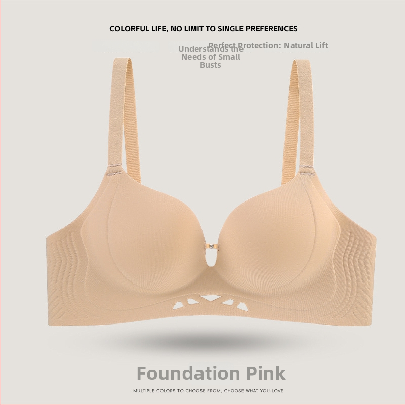 Nėriniuota be siūlių liemenėlė mažoms krūtimis, push-up efektas, 3/4 puodelio, nailonas su spandeks įdėklu
