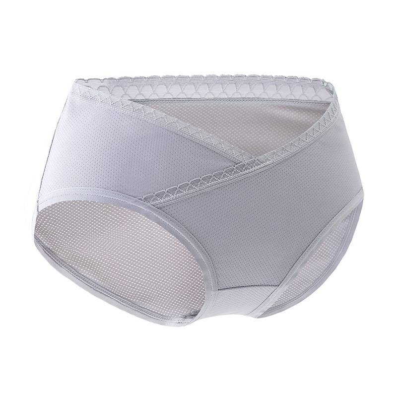 Anyasági varrás nélküli alacsony derekú rövidnadrág, lélegző pamut, gyorsan száradó ice silk