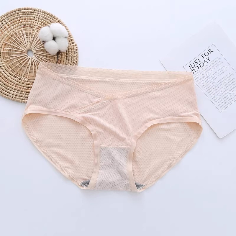 Anyasági varrás nélküli alacsony derekú rövidnadrág, lélegző pamut, gyorsan száradó ice silk