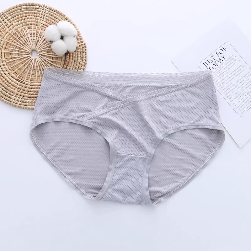 Anyasági varrás nélküli alacsony derekú rövidnadrág, lélegző pamut, gyorsan száradó ice silk