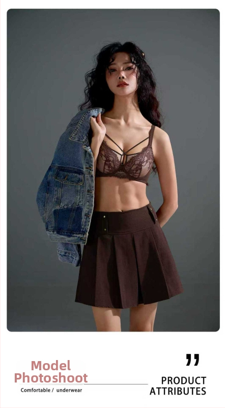 Nėriniuota nailono liemenėlė su itin plonais formuojamais puodeliais, medvilninė įdaila, fiksuoti plečiai ir nugaros trijų eilių užsegimas