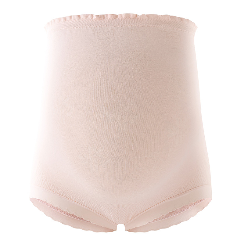 Trudničine gaćice s visokim strukom, prozračne jacquard tkanine od najlona, podstava od viskoze