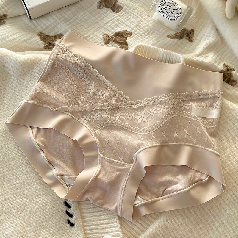 Yi Si Mi rasedate naise aluspüksid, keskjooneline vöökoht, nailonist kangas, mulberry siidist vooder, antibakteriaalne ja hingav