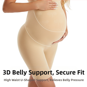 Rasedate kõrge taljega sujuvad leggingud, õmblusteta, kõhu tugi, hingav nailonist kangas, 61-70d