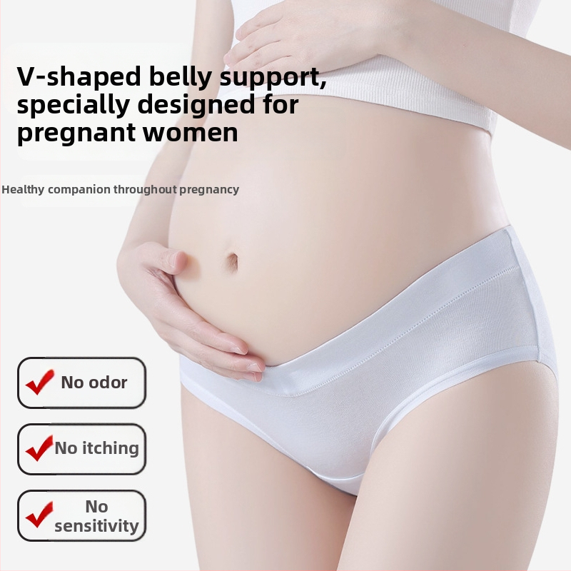 Rasedate naise puuvillane aluspesu, keskmise talje, antibakteriaalne, hingav, 100% puuvillane