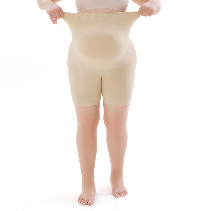 Bešavne trudničke šorceve s visokim strukom, prozračni najlon, podpora trbuha (80–90% najlona)
