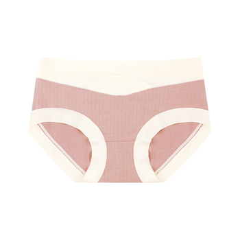 Rasedate puuvillased aluspüksid madala talje, hingavad, toedavad kõhtu, kootud materjal