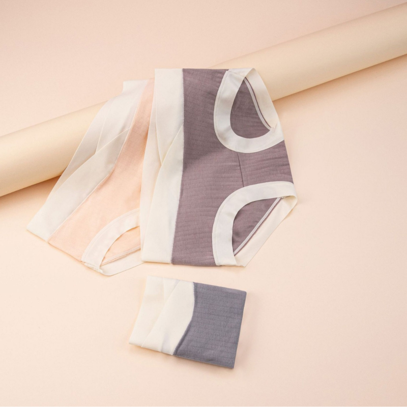 Rasedate puuvillased aluspüksid madala talje, hingavad, toedavad kõhtu, kootud materjal