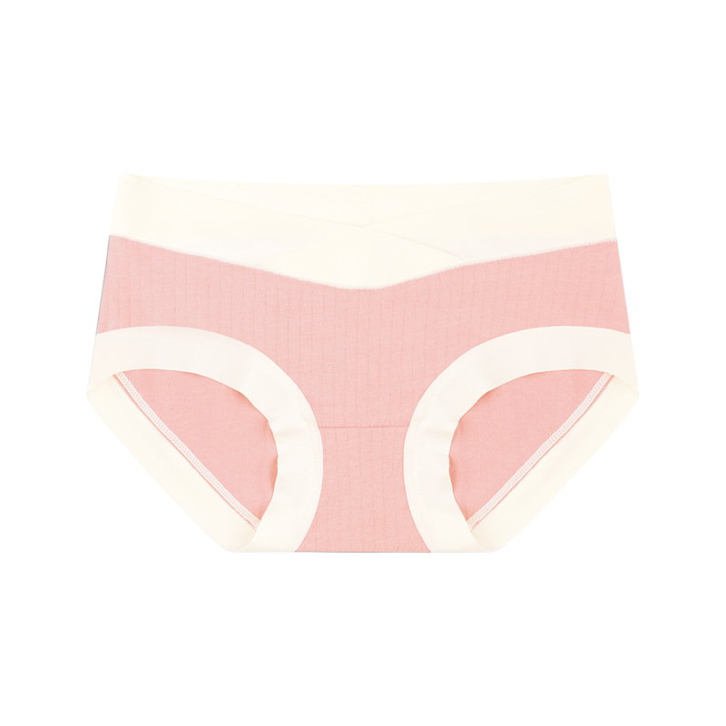 Rasedate puuvillased aluspüksid madala talje, hingavad, toedavad kõhtu, kootud materjal