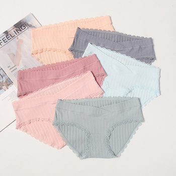 Rasedatele mõeldud aluspesu 100% puuvillast, madal vöökoht, kõhtu toetav, hingav kootud