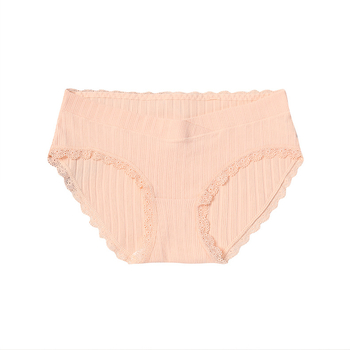 Rasedatele mõeldud aluspesu 100% puuvillast, madal vöökoht, kõhtu toetav, hingav kootud