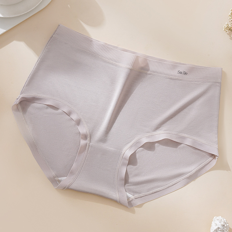 Ženske gaćice s podizanjem stražnjice, Modal tkanina, prozrač­ne i antibakterijske, srednji pojas, Jacquard tkanina