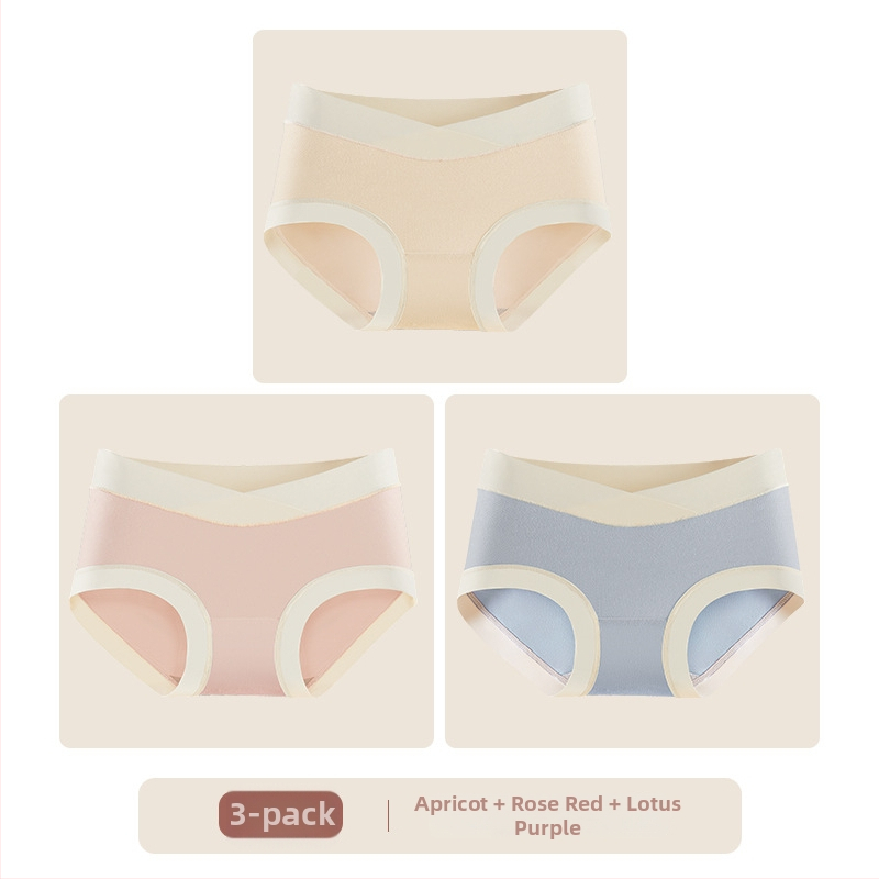 Modaalne rasedate aluspesu antibakteriaalse voodriga ja kõhu toestusega, madal vöökoht, puuvillane vooder