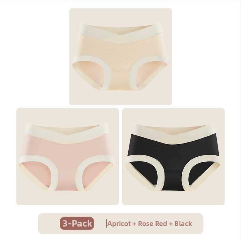 Modaalne rasedate aluspesu antibakteriaalse voodriga ja kõhu toestusega, madal vöökoht, puuvillane vooder