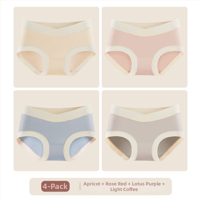 Modaalne rasedate aluspesu antibakteriaalse voodriga ja kõhu toestusega, madal vöökoht, puuvillane vooder