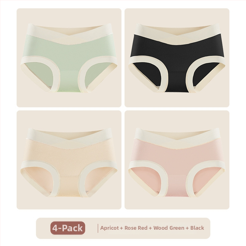 Modaalne rasedate aluspesu antibakteriaalse voodriga ja kõhu toestusega, madal vöökoht, puuvillane vooder