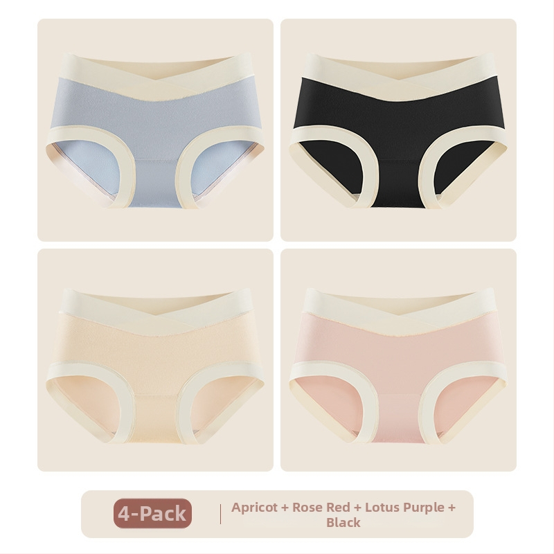 Modaalne rasedate aluspesu antibakteriaalse voodriga ja kõhu toestusega, madal vöökoht, puuvillane vooder