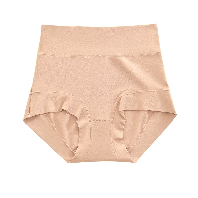 Moteriški aukštos juosmens boxeriai pilvo palaikymui — Xinjiang ilgasis pluoštas, megztos medžiagos, 60s, pagrindinė medvilnė 90–95%, tarpvietės sluoksnis iš viskozės