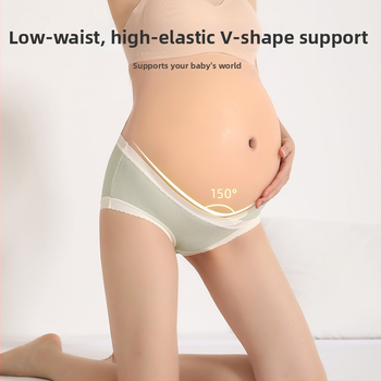 Rasedate aluspesu – puuvill, õmblusteta, madal vöökoht, hingav, intiimpiirkonna 100% puuvillane vooder