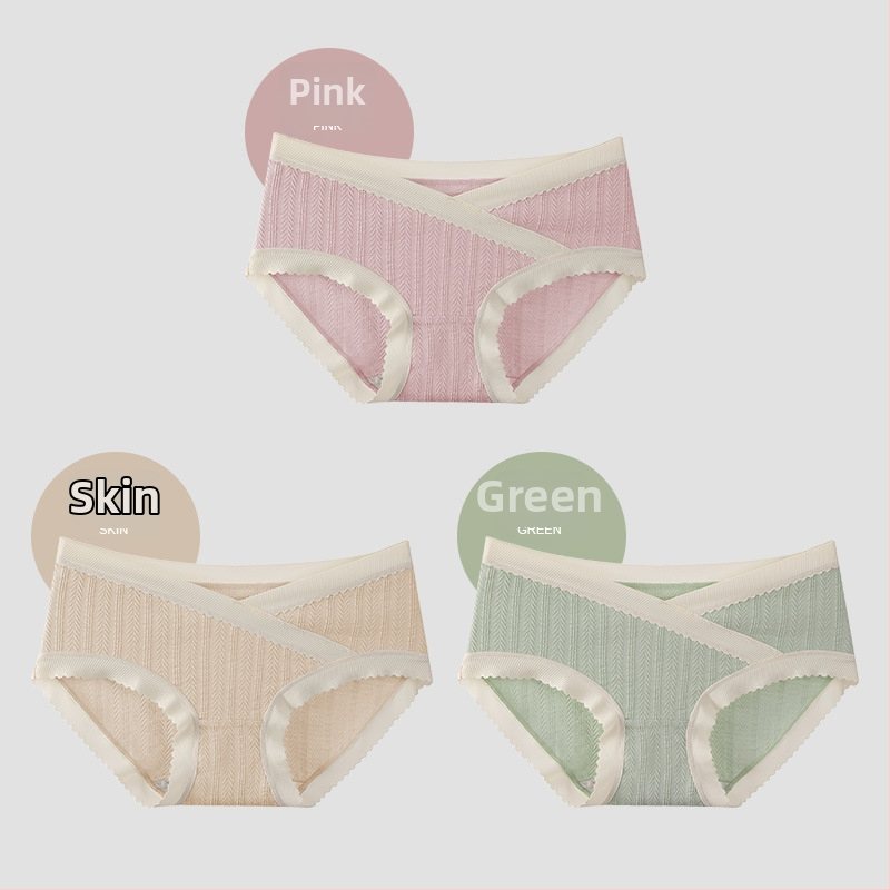 Rasedate aluspesu – puuvill, õmblusteta, madal vöökoht, hingav, intiimpiirkonna 100% puuvillane vooder