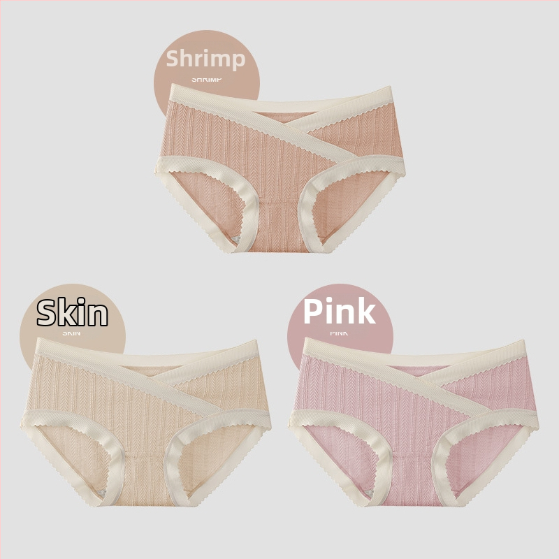 Rasedate aluspesu – puuvill, õmblusteta, madal vöökoht, hingav, intiimpiirkonna 100% puuvillane vooder