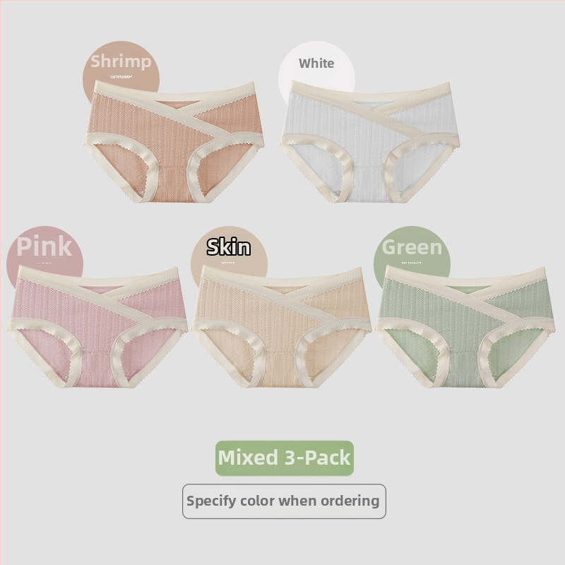 Rasedate aluspesu – puuvill, õmblusteta, madal vöökoht, hingav, intiimpiirkonna 100% puuvillane vooder