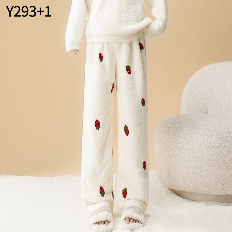 Rasedate pajama püksid – fleecevoodriga, talveks, vaba lõige, reguleeritav vöökoht (Polüester >95%)