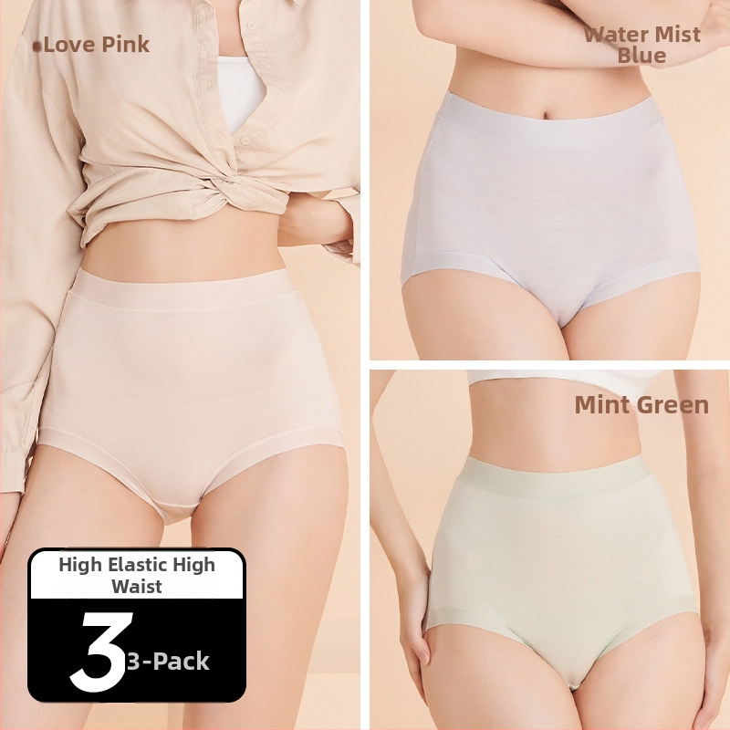 Nėščiųjų apatiniai iš modal audinio, medvilninė įdaila tarp kirkšnių, pilvo palaikymas, ribinis mezgimas, žemas juosmuo