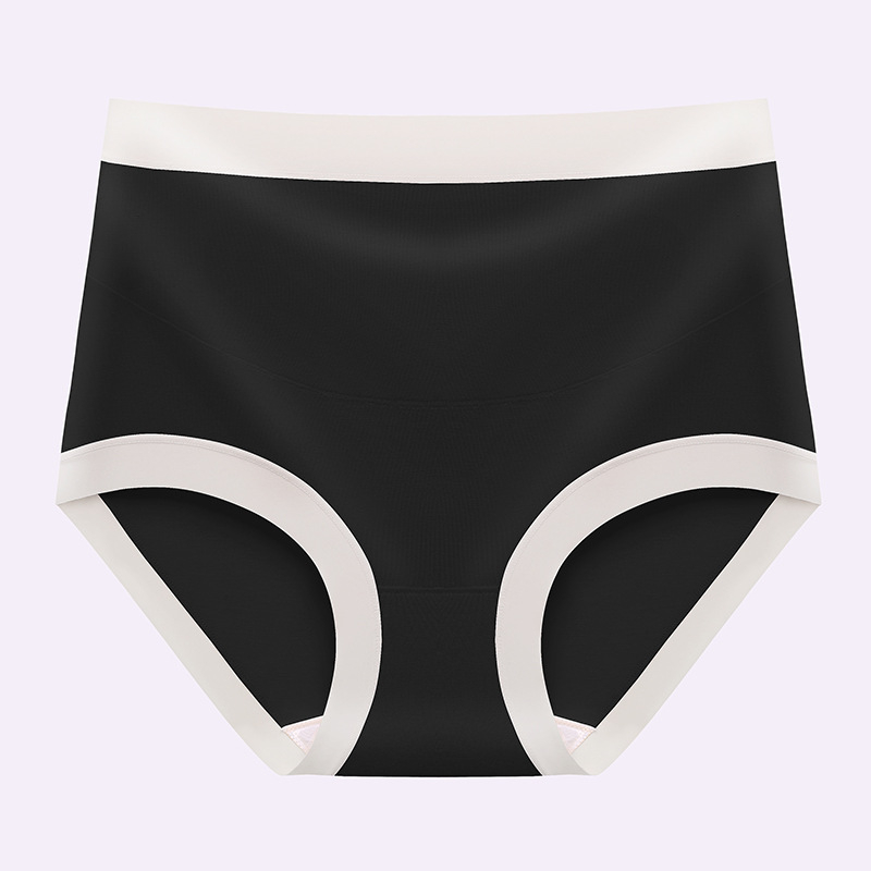 Modaliniai nėščiųjų apatiniai su medvilnine įduba intymiai zonai, aukštas liemuo, antibakteriniai, kvėpuojantys, greitai džiūstantys