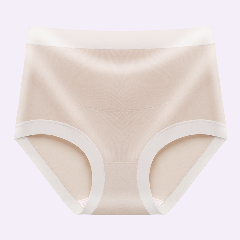 Modaliniai nėščiųjų apatiniai su medvilnine įduba intymiai zonai, aukštas liemuo, antibakteriniai, kvėpuojantys, greitai džiūstantys