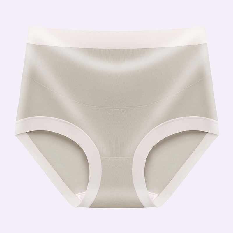 Modaliniai nėščiųjų apatiniai su medvilnine įduba intymiai zonai, aukštas liemuo, antibakteriniai, kvėpuojantys, greitai džiūstantys