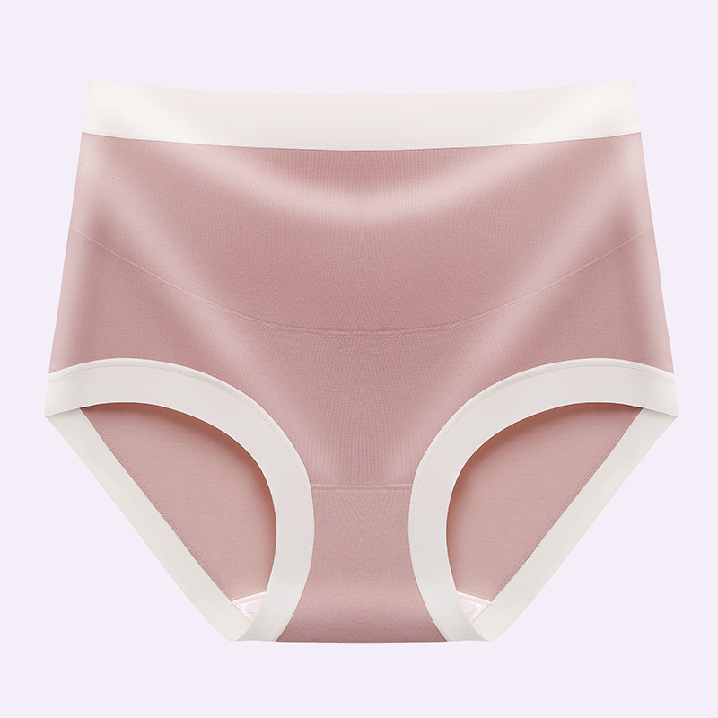 Modaliniai nėščiųjų apatiniai su medvilnine įduba intymiai zonai, aukštas liemuo, antibakteriniai, kvėpuojantys, greitai džiūstantys