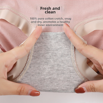 Nėščių moterų apatiniai iš modalinio audinio, vidutinio aukščio juosmens, intymiai zonai medvilninis įdaila, pilvo parama, kvėpuojantys, greitai džiūstantys