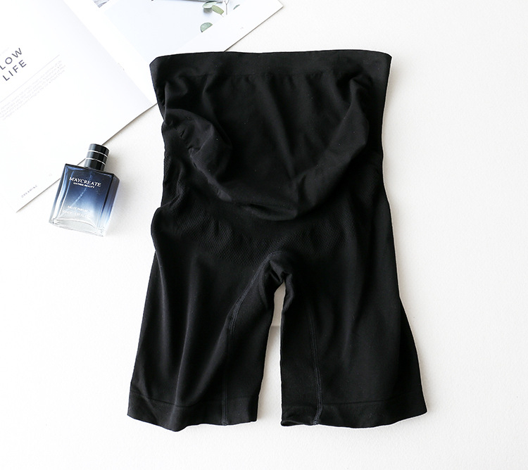 Nėščiosioms be siuvimo kelnaitės su aukštu juosmeniu, bambuko pluoštas, kvėpuojančios, pilvo parama