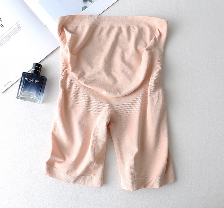 Nėščiosioms be siuvimo kelnaitės su aukštu juosmeniu, bambuko pluoštas, kvėpuojančios, pilvo parama