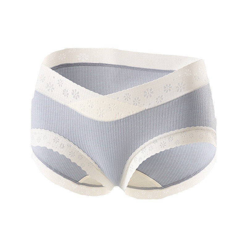 Nėščiųjų apatinių, su vidutinio aukščio juosmeniu, kvėpuojantys ir antibakteriniai, iš viskozės su mulberry šilko įdėklu