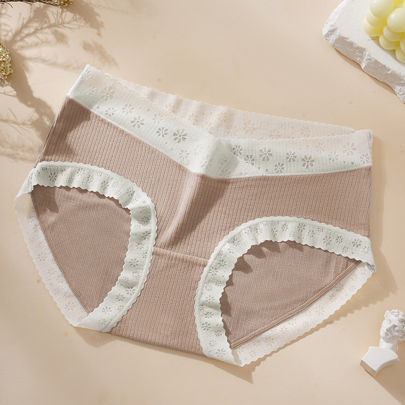 Nėščiųjų apatinių, su vidutinio aukščio juosmeniu, kvėpuojantys ir antibakteriniai, iš viskozės su mulberry šilko įdėklu