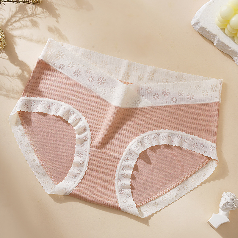 Nėščiųjų apatinių, su vidutinio aukščio juosmeniu, kvėpuojantys ir antibakteriniai, iš viskozės su mulberry šilko įdėklu