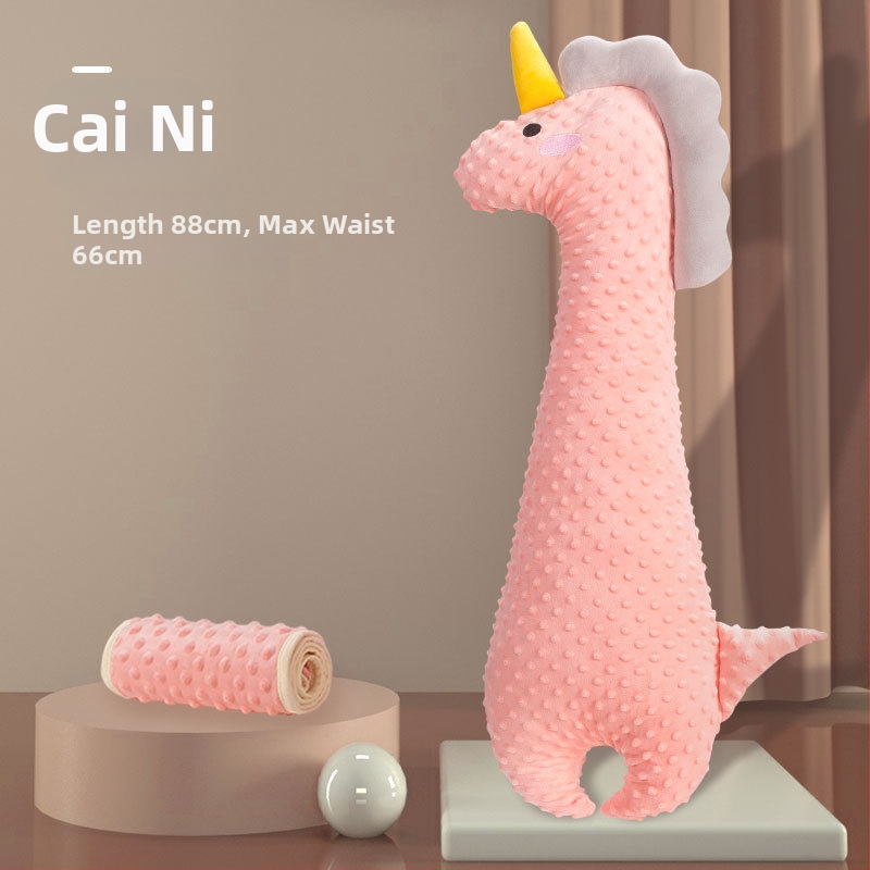 Pidole kūdikio pliušinis miego pagalvėlis – saldainio formos, tinkamas kūdikiams 0–3 metų; įdėklas: poliesterio pluoštas